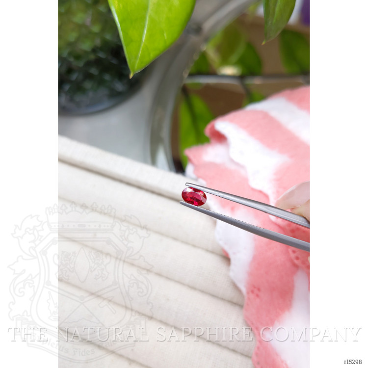0.52 Ct. Ruby from Ceylon (Sri Lanka)