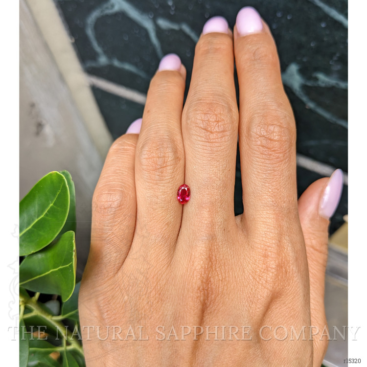 0.51 Ct. Pinkish Red Ruby from Burma (Myanmar)