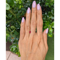 0.51 Ct. Pinkish Red Ruby from Burma (Myanmar) Life Style