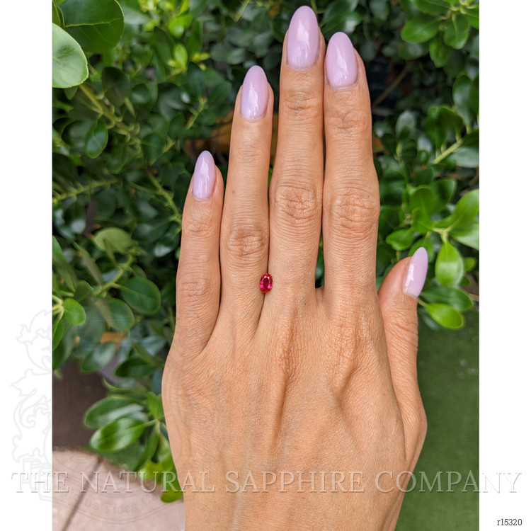 0.51 Ct. Pinkish Red Ruby from Burma (Myanmar)