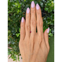 0.38 Ct. Ruby from Mozambique Life Style