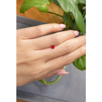 0.45 Ct. Ruby from Mozambique Life Style