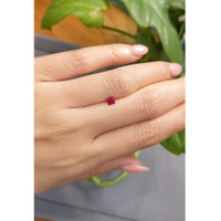 0.31 Ct. Ruby from Mozambique Life Style