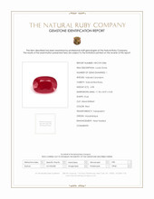 4.98 Ct. Ruby from Mozambique Scan Report