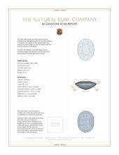 2.67 Ct. Ruby from Mozambique 3 D Scan Report