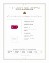 2.51 Ct. Ruby from Mozambique Scan Report
