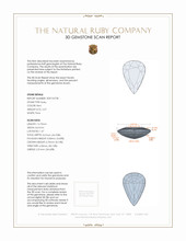 2.57 Ct. Ruby from Mozambique 3 D Scan Report