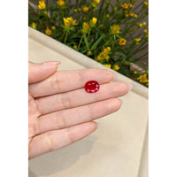 3.62 Ct. Ruby from Mozambique Life Style