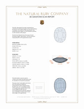 2.23 Ct. Ruby from Mozambique 3 D Scan Report