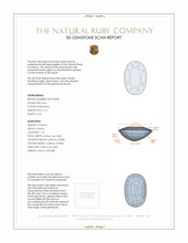 2.15 Ct. Ruby from Mozambique 3 D Scan Report