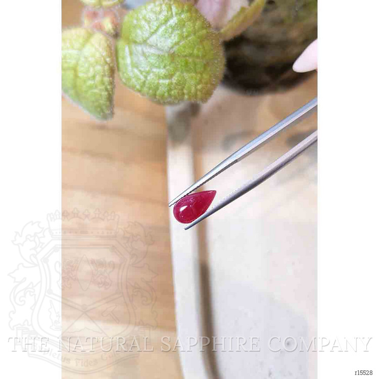 2.44 Ct. Cabochon Ruby from Mozambique