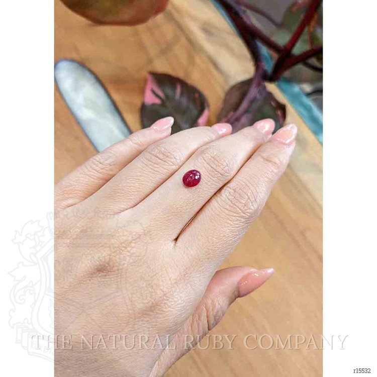 1.43 Ct. Cabochon Ruby from Mozambique