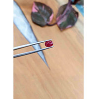 1.43 Ct. Cabochon Ruby from Mozambique Life Style