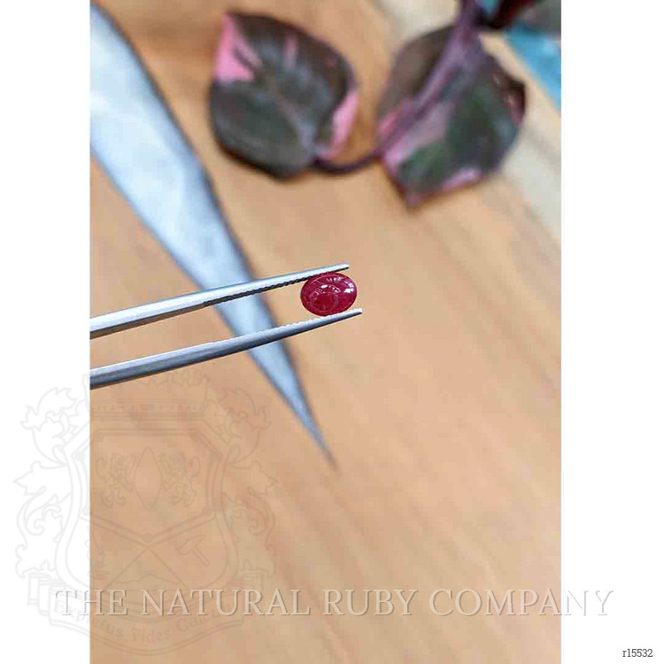 1.43 Ct. Cabochon Ruby from Mozambique