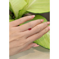 0.60 Ct. Ruby from Mozambique Life Style