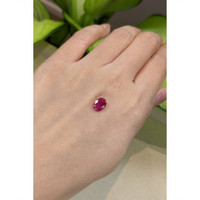 1.18 Ct. Pinkish Red Ruby from Burma (Myanmar) Life Style