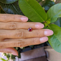 1.21 Ct. Ruby from Mozambique Life Style