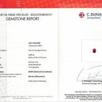 1.97 Ct. Ruby from Burma (Myanmar) Scan Report