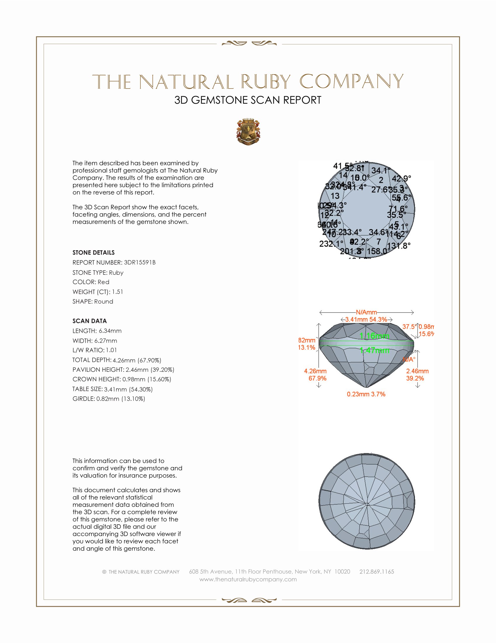 1.51 Ct. Ruby from Mozambique