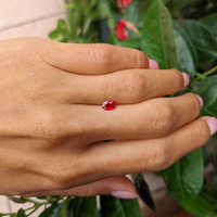 0.54 Ct. Ruby from Mozambique Life Style