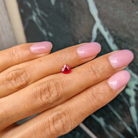 0.63 Ct. Ruby from Mozambique Life Style
