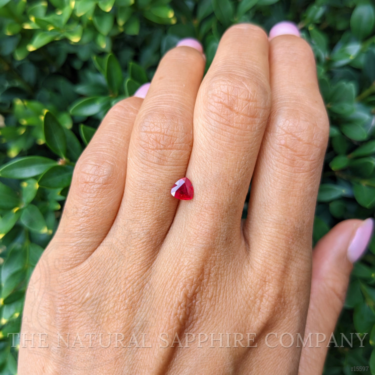 0.63 Ct. Ruby from Mozambique