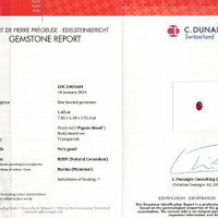1.45 Ct. Ruby from Burma (Myanmar) Scan Report
