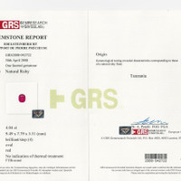 4.04 Ct. Ruby from Tanzania Scan Report
