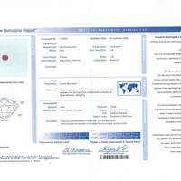2.40 Ct. Ruby from Burma (Myanmar) Scan Report