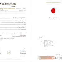 4.11 Ct. Ruby from Mozambique Scan Report