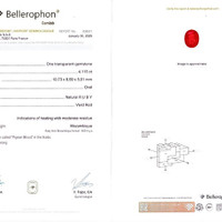 4.11 Ct. Ruby from Mozambique Scan Report