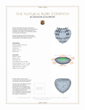 1.72 Ct. Ruby from Mozambique 3 D Scan Report