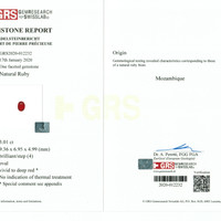 3.01 Ct. Ruby from Mozambique Scan Report