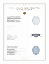 12.60 Ct. Ruby from Mozambique 3 D Scan Report