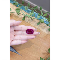 18.62 Ct. Purplish Red Ruby from Mozambique Life Style