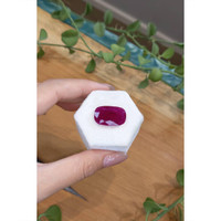 18.62 Ct. Purplish Red Ruby from Mozambique Life Style