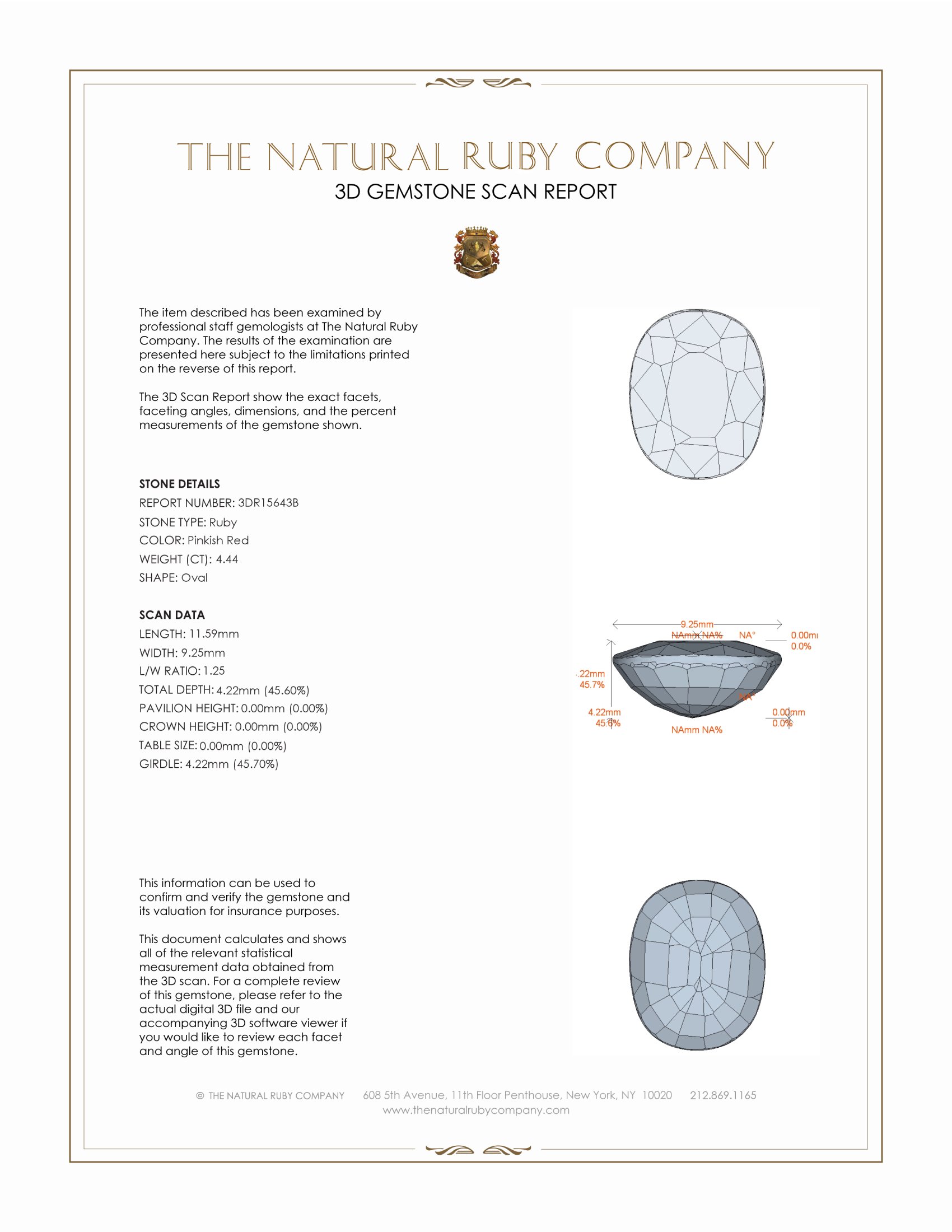 4.44 Ct. Ruby from Mozambique