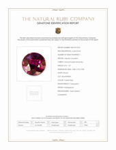 1.07 Ct. Purplish Red Ruby from Madagascar Scan Report