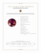 1.07 Ct. Purplish Red Ruby from Madagascar Scan Report