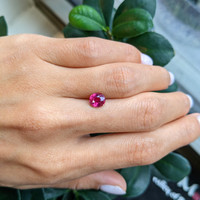 1.54 Ct. Ruby from Mozambique Life Style