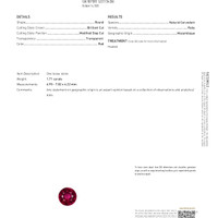 1.71 Ct. Ruby from Mozambique Scan Report