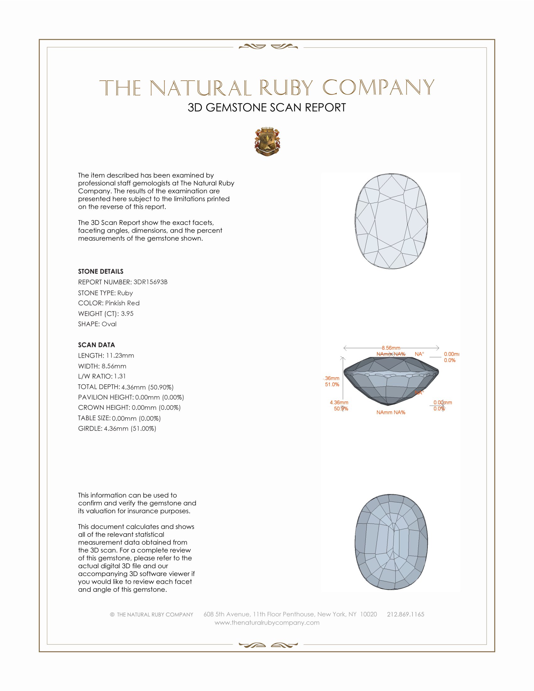 3.95 Ct. Ruby from Mozambique