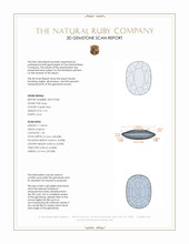 2.75 Ct. Ruby from Mozambique 3 D Scan Report