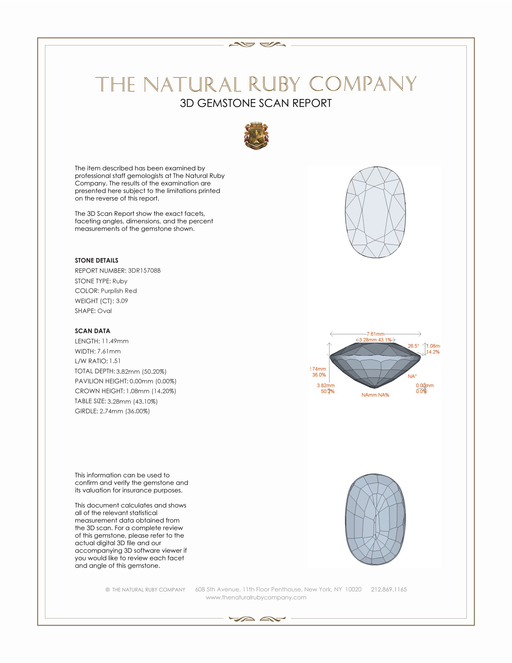 3.09 Ct. Ruby from Mozambique