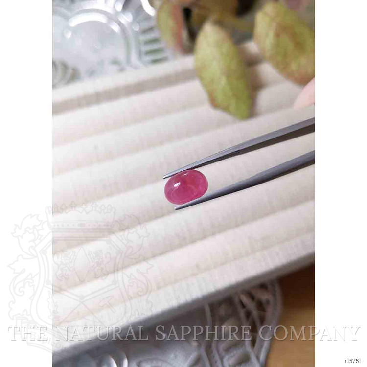 5.12 Ct. Cabochon Ruby from Mozambique