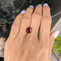 3.47 Ct. Ruby from Mozambique Life Style