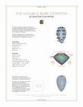 1.55 Ct. Ruby from Mozambique 3 D Scan Report