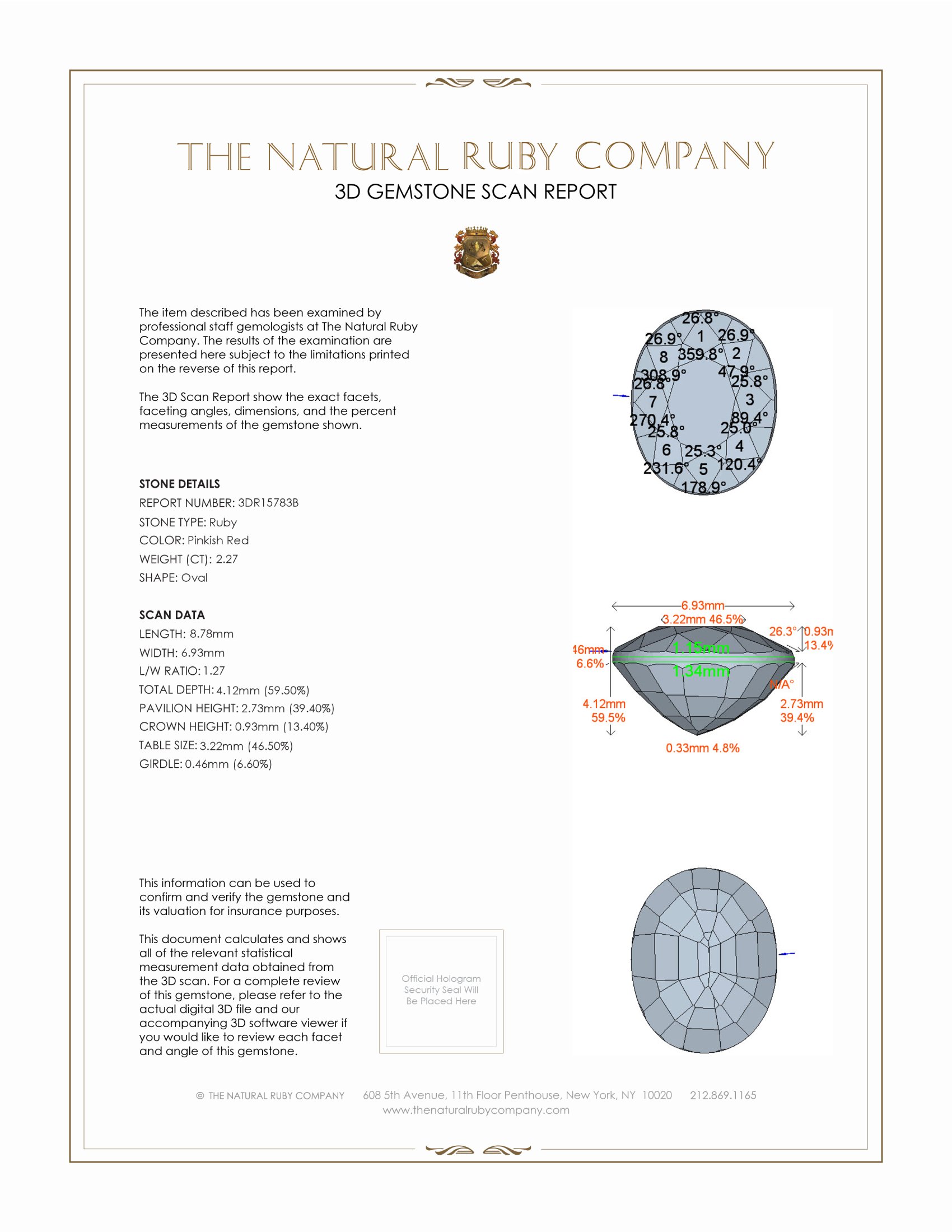 2.27 Ct. Ruby from Mozambique