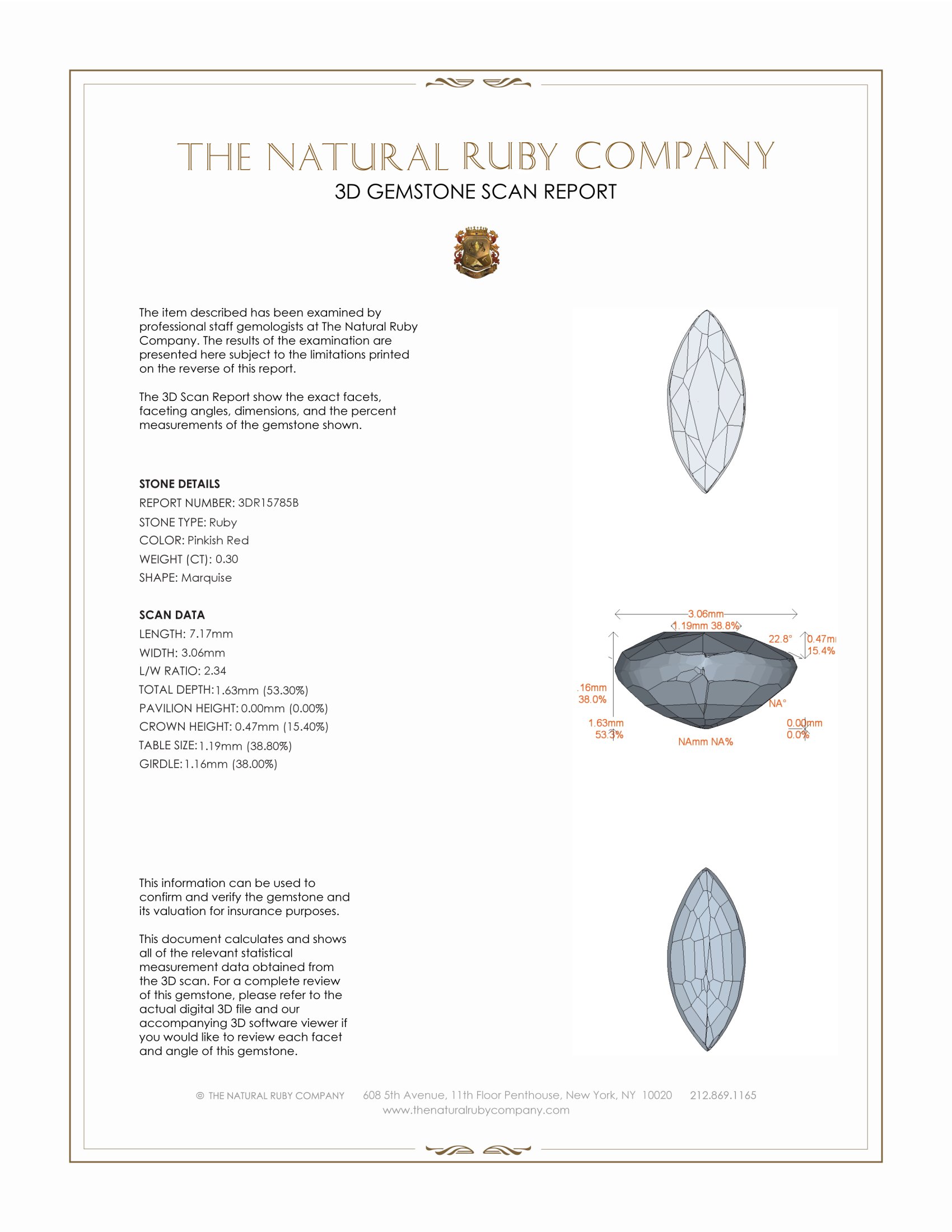 0.30 Ct. Ruby from Burma (Myanmar)