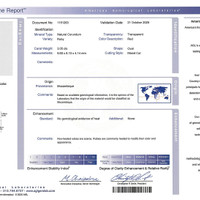 3.05 Ct. Ruby from Mozambique Scan Report
